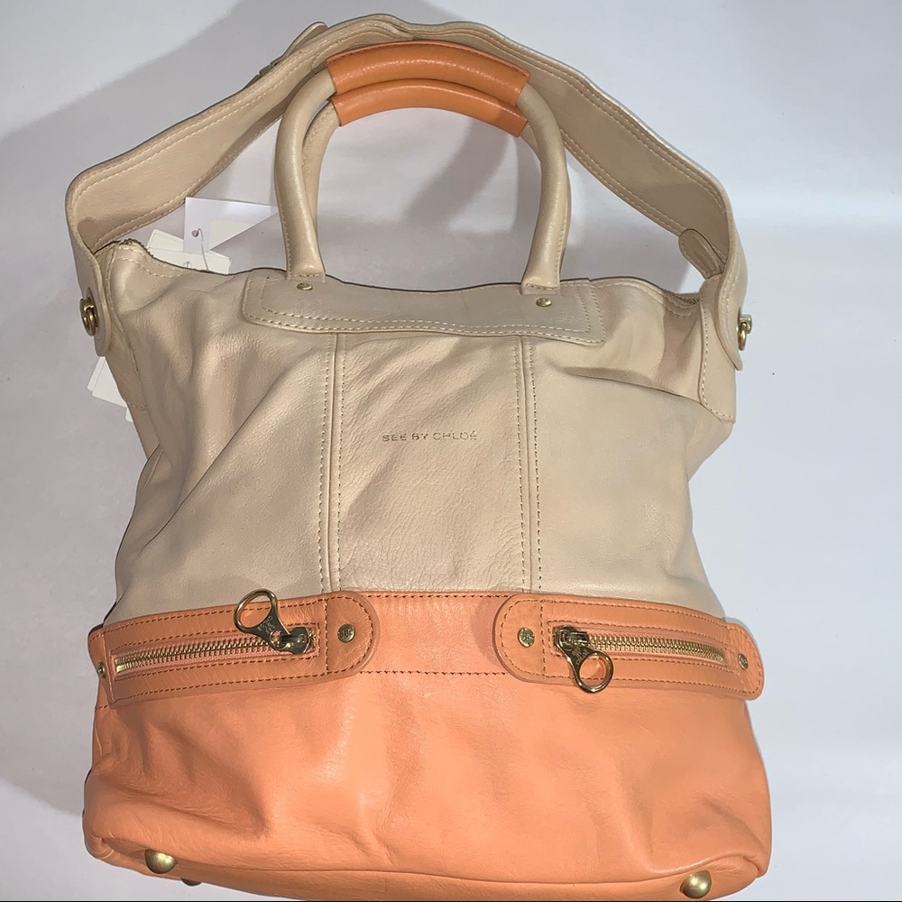 NWT auth SEE BY CHLOÉ two way bag w/authenticity card & dust bag